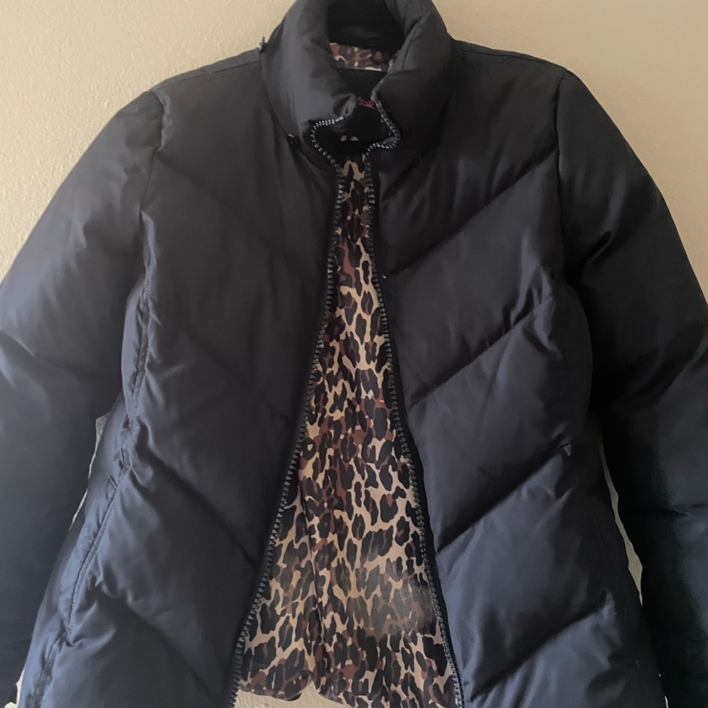 Betsy Johnson puffer black jacket